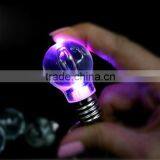 LED Bulbs Acrylic Keychain, Unbreakable Bulb Key Pendant