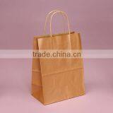GOLD RUSH METALLIC INK KRAFT PAPER SHOPPING BAGS thumbnail-2