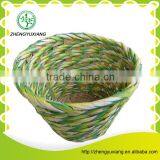 Wholesale Green Cornhusk Storage Basket thumbnail-2