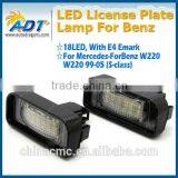 For BENZ W220 License Plate Frame Light thumbnail-1