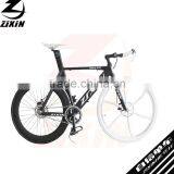 700c Single Speed Aluminum Alloy Frame Olive Chain Disc Brake CR-mo Bicycles thumbnail-2