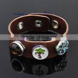 Hot New Products For 2015 Snap Button Faux Leather Bracelet thumbnail-6