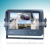7" Waterproof Digital Car Quad Monitor thumbnail-1