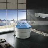 Classical bathtub,simple tub,small bathtub,white and blue