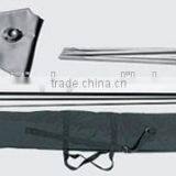 Outdoor Beach Flag Pole , 3.5 m Tear Drop Flying Banner Stand With Cross Base and Water Tank thumbnail-2