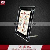 Factory Direct Sale LED Super Slim Crystal Light Box Acrylic Advertising Board