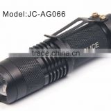 MINI focusable 1W Cree LED flashlights and torchs with AA dry battery