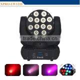 LED Wash Light Moving Head 12PCS 10w Rgbw Stage Light With Rainbow Effect thumbnail-1