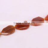 Natural Orange Agate Beads Pendant Tear Drop Agate Charms For Jewelry Necklace Making thumbnail-3