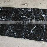 Natural China Black Maquina Marble Stone Tile Slab Riser thumbnail-1