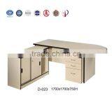 Hot Selling Cheap Hpl Computer Desk With Bookcase for Sale thumbnail-1