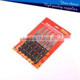 Factory Price Stainless Steel 6PCS Steak Knifves With Plastec Handle Blister Card/Gift Box /Color Box thumbnail-3