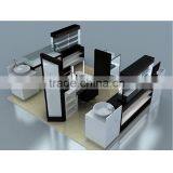 MDF Material Hairdressing Salon Styling Stations Barber Shop Design thumbnail-4