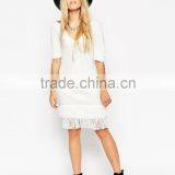 High Fashion Design Sexy Women Sweater Dress Knitting Dress Fringing Dress thumbnail-4