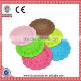 New Table Cup Mat Pad Cup Bowl Holder Coaster Flower Hollow Out Silicone Placemat Worldwide Store thumbnail-3