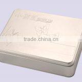 Popular Graphics Box Small Metal Tin Box Cake Box Metal Tin Empty Tin Box