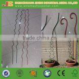 6.5mm galvanized and powder coated steel wire tomato spiral plant support