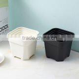 Free Samples Small Flower Pot Gardening Mini Plastic Pots Square Flower Bonsai Planter Nursery Pots 10.5*9.6cm thumbnail-1