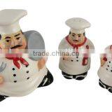 Personalized Handmade Color Glazed Decorative Chef Napkin Holder Shakers thumbnail-1