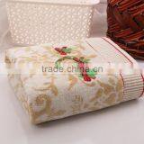 High Quality Cotton Towel Bath Set With Wreath Pattern thumbnail-3