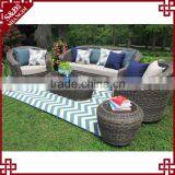 Latest Rooms to go Outdoor Furniture Garden Patio Deep Seat Rattan Sofa Set thumbnail-2