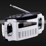 Hight Quality Low Price Crank Hand Solar Powered Radio AM/FM thumbnail-3