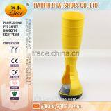 Light Yellow PVC Safety Boots /Cheap Safety Boots/PVC Work Boots thumbnail-6