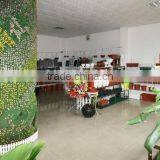 Artificial Green Wall Container, Decorated Pillar, thumbnail-1