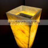 GOOD QUALITY WHOLESALE BACKLIT ONYX PEDESTALS SINKS thumbnail-5