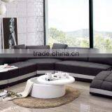 Genuine Leather U Shape Modern Sofa With Chaise thumbnail-1