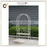 Outdoor Antique Whtie Wrought Iron Garden Arch thumbnail-1