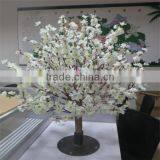 SJ220001 Shengjie Mini White Cherry Bossom Artificial White Cherry Trees for Table Decorate