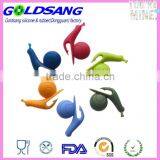 6pcs Cute Snail Shape Silicone Tea Bag Holder thumbnail-2