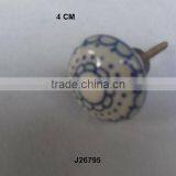 Hand Painted Ceramic Knob Available in Other Colour and Patterns thumbnail-1