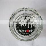 High Quality Glass Ashtray Decal Glass Ashtray thumbnail-3