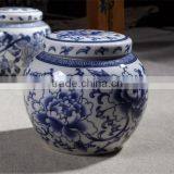 Chinese Traditional Blue and White Porcelain Cheap Urn thumbnail-2