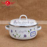 Cheap and Good Quality Hot Sale 3pcs Enamel Coated Cast Iron Cookware With Enamel Lid thumbnail-2