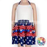 Girls New Fashion 4Th Of July Holiday Parade Dress Blue Star Kids One-Piece Dress thumbnail-1