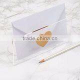 Handmade Transparent Acrylic Notepad Holder/Memo Clip Holder thumbnail-6