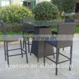 Outdoor Rattan Bistro Set thumbnail-3
