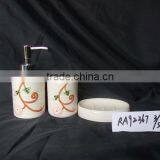 Hand Painted Ceramic Bathroom Set for Home & Hotel Supply thumbnail-1