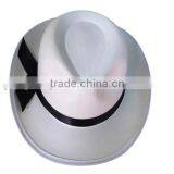 2017 New Charm Products Custom Black Wide Brim Wool Felt Top Hat Wholesale With Letter for Gentlemen Made in China thumbnail-3