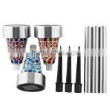 G0023 Beautiful Mosaic Solar Powered LED Garden Light Fiesta Lawn Path Landscape thumbnail-4