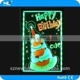 Wholesale Flashing Magic Led Writing Board / Glass Led Writing Board / Led Advertising Board thumbnail-6