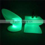 LED Party Rechargeable Glowing Table Glow Coffee Table Illuminated Bar Furniture Set thumbnail-3