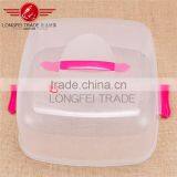 Eco-friendly 36*36*16cm Plastic Cake Storage Box With Cover/lid thumbnail-5