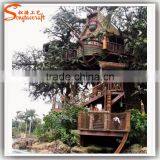 Factory Price of Chinese Suppliers Large Outdoor FRP Artificial Tree House Prefabricated thumbnail-2