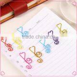 Custom Assorted Music Note Deign Metal Wire Paper Clips