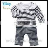 Custom Stripe Baby Clothing Sets thumbnail-1