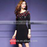 New Design Beautiful Lady One-piece Dress New Fashion Dress 2017 Design thumbnail-5